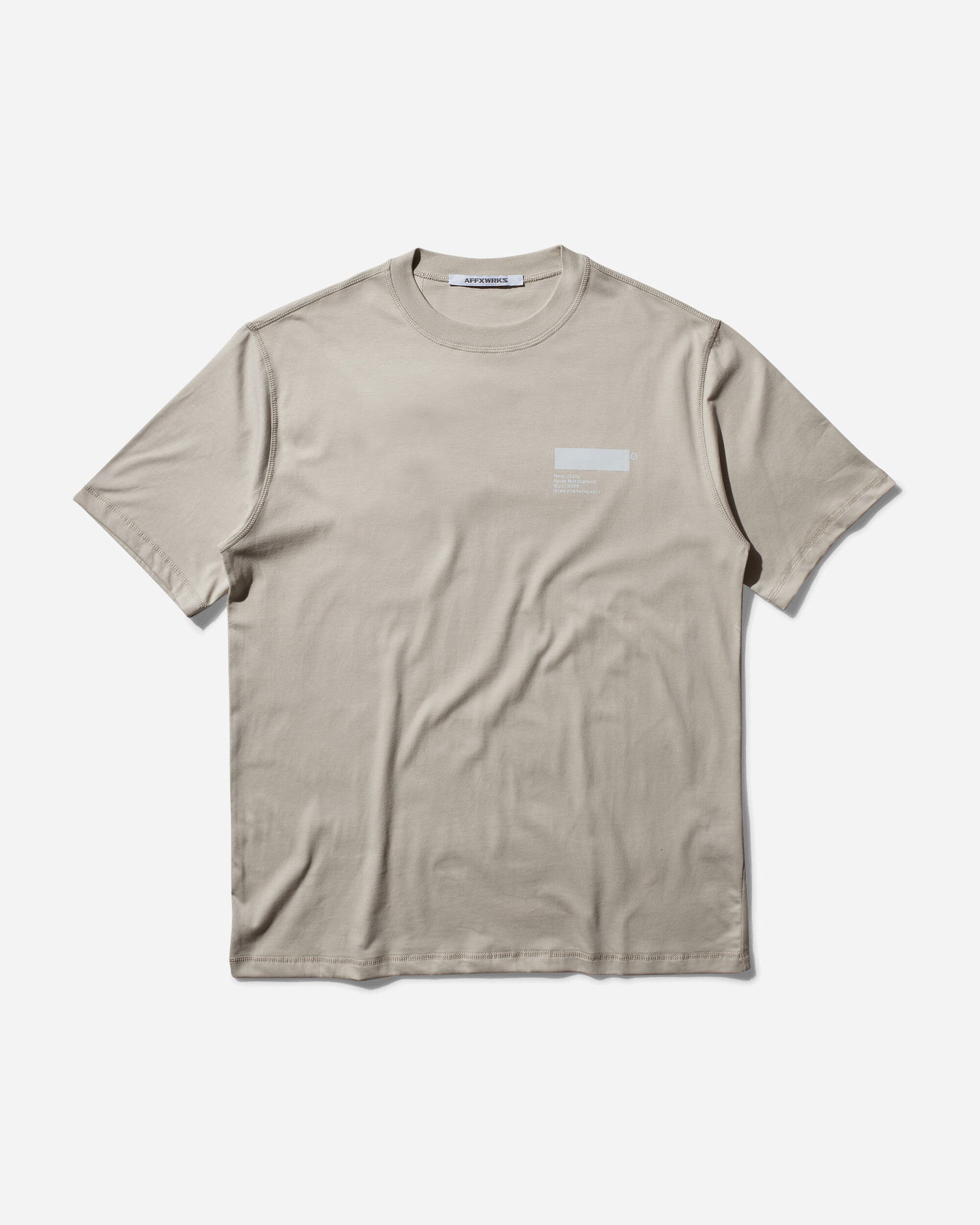 Тениска AFFXWRKS Standardised T-Shirt Бежово | 1608 LISA, 1