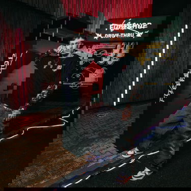 Тениска BAPE BAPE® x FOOTSHOP - Scribble Logo Tee UNISEX Black Черно | 001TEL721323MBLK, 10