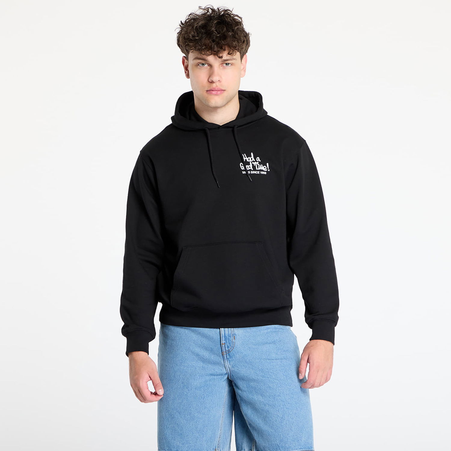 Суитчър Vans Vans Good Times Pullover Hoodie Черно | VN000M1RBLK1, 0