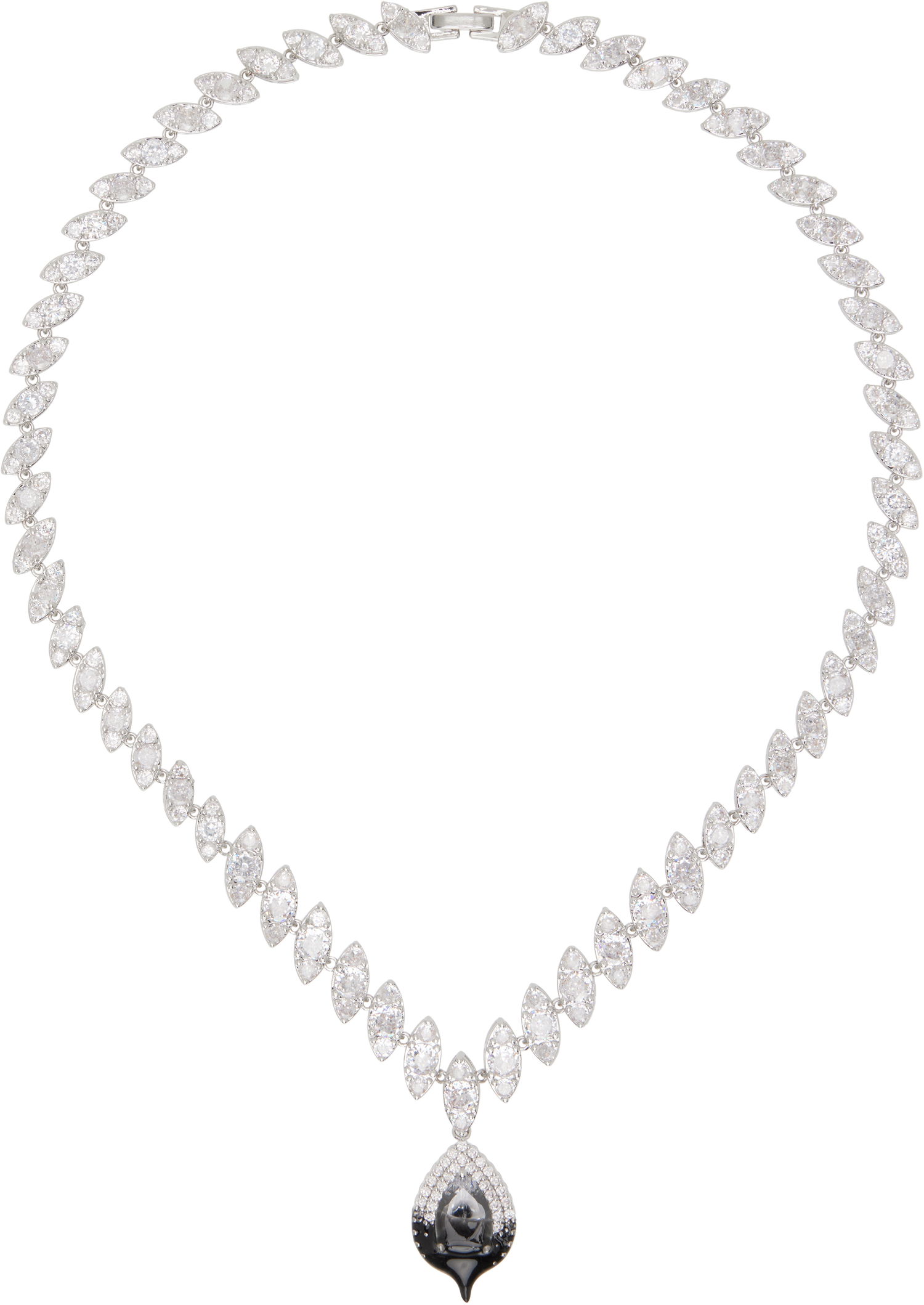Колие Ottolinger Ottolinger Diamond Dip Necklace Металик | 125901525E02, 0
