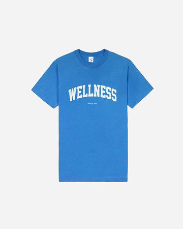Тениска Sporty & Rich Wellness Ivy T-Shirt Синьо | TS856RB, 0