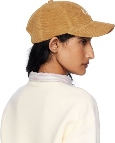 Шапка с козирка A.P.C. A.P.C. Charlie 'Rue Madame' Corduroy Baseball Cap Бежово | COHBB-M24163, 2