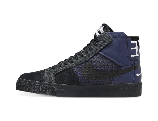 Скеитбординг Nike SB SB Zoom Blazer Mid Premium Deconstructed Midnight Navy Тъмно синьо | FD5113-400