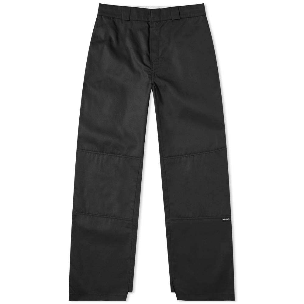 Панталони Palm Angels Waistband Logo Chino Pant Black/Brown Черно | PMCG003S23FAB0011060, 0