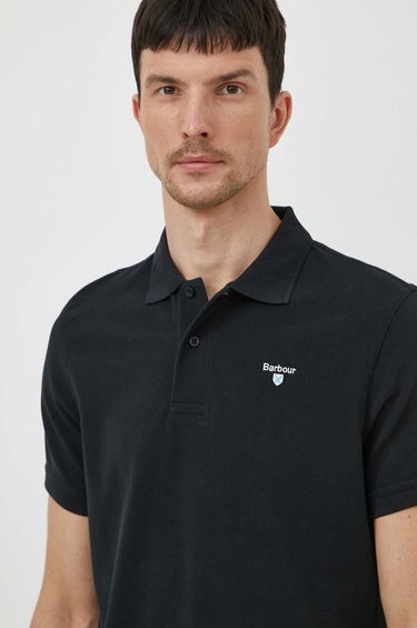 Поло тениска Barbour Barbour Polo Shirt MML0358 Черно | MML0358, 0