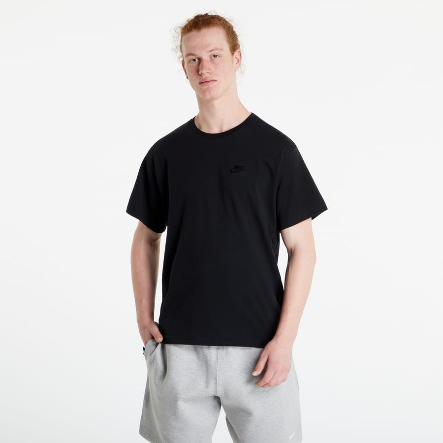 Тениска Nike Sportswear Lightweight Knit Short-Sleeve Top Черно | DM6585-010, 0