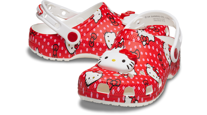 Кецове и обувки Crocs Hello Kitty Classic Clogs Червено | 210576-90H, 1
