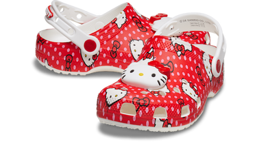 Кецове и обувки Crocs Hello Kitty Classic Clogs Червено | 210576-90H, 1