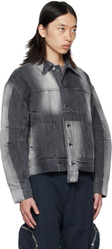 Яке Eckhaus Latta Eckhaus Latta 'El Jacket Redux' Denim Jacket Сиво | 1224-EL-PF25-SF, 1