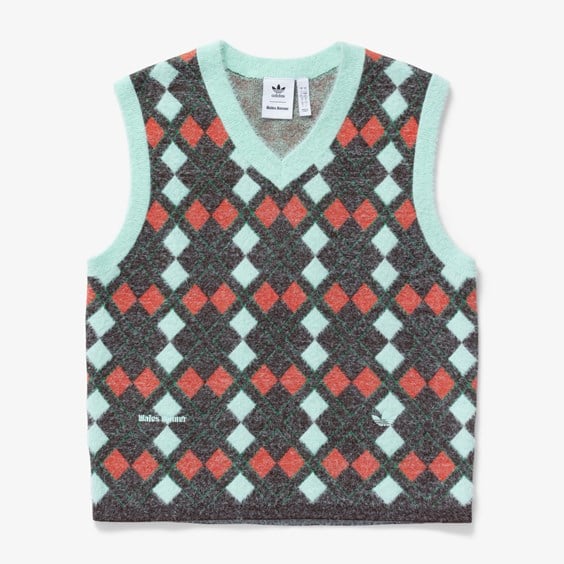 Пуловер adidas Originals x Wales Bonner Knit Vest Зелено | IB3259, 0