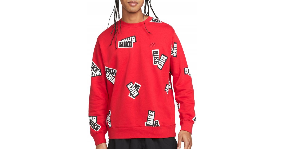 Суитчър Nike Sportswear Sport Essentials+ Sweatshirt Червено | dm6883-657, 1