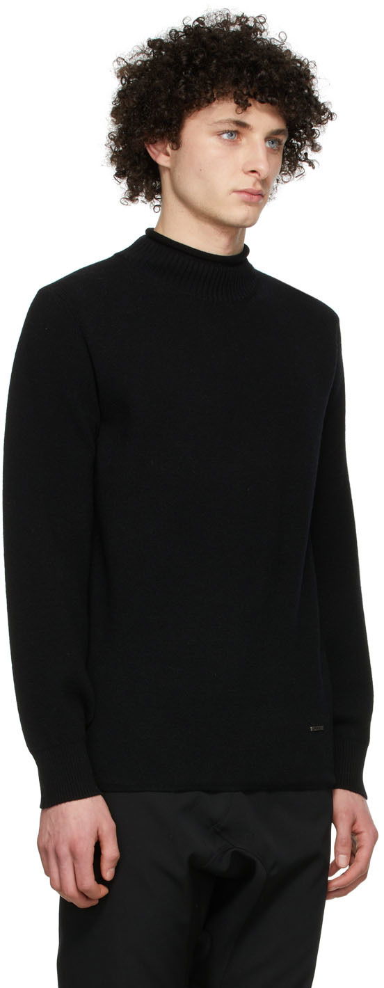 Пуловер We11done Cashmere Mock Neck Sweater Черно | WD-KT1-22-653-U-BK, 1