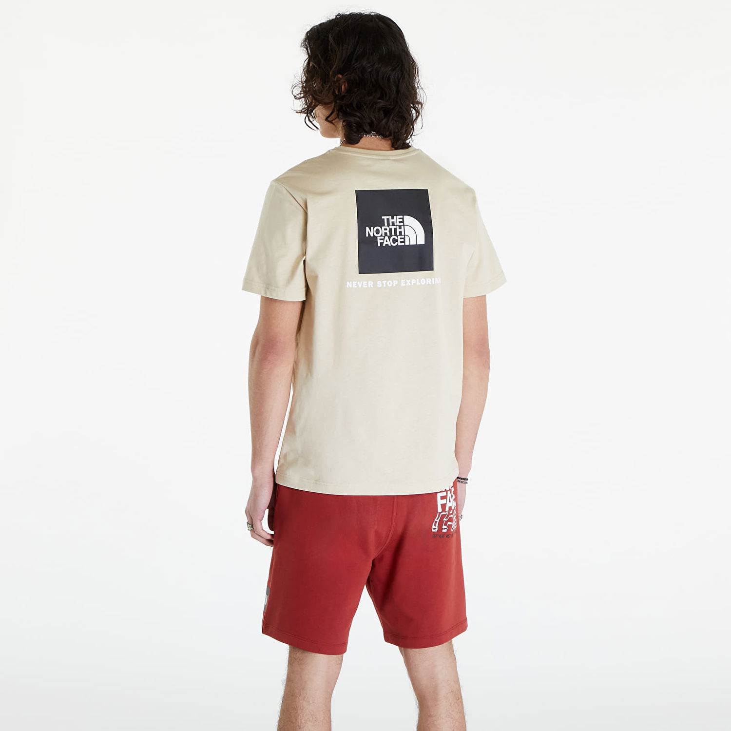 Тениска The North Face Redbox Tee Gravel Бежово | NF0A87NP3X41, 1