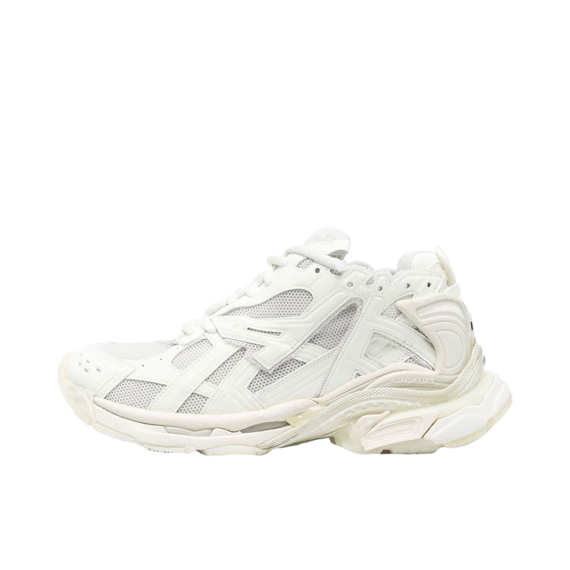 Кецове и обувки Balenciaga Runner "White Glow In The Dark" Бяло | 677403W3RBH9001