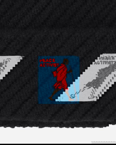Шапка KAPITAL Wool Knit Cap Черно | EK-1329XHA 1, 4