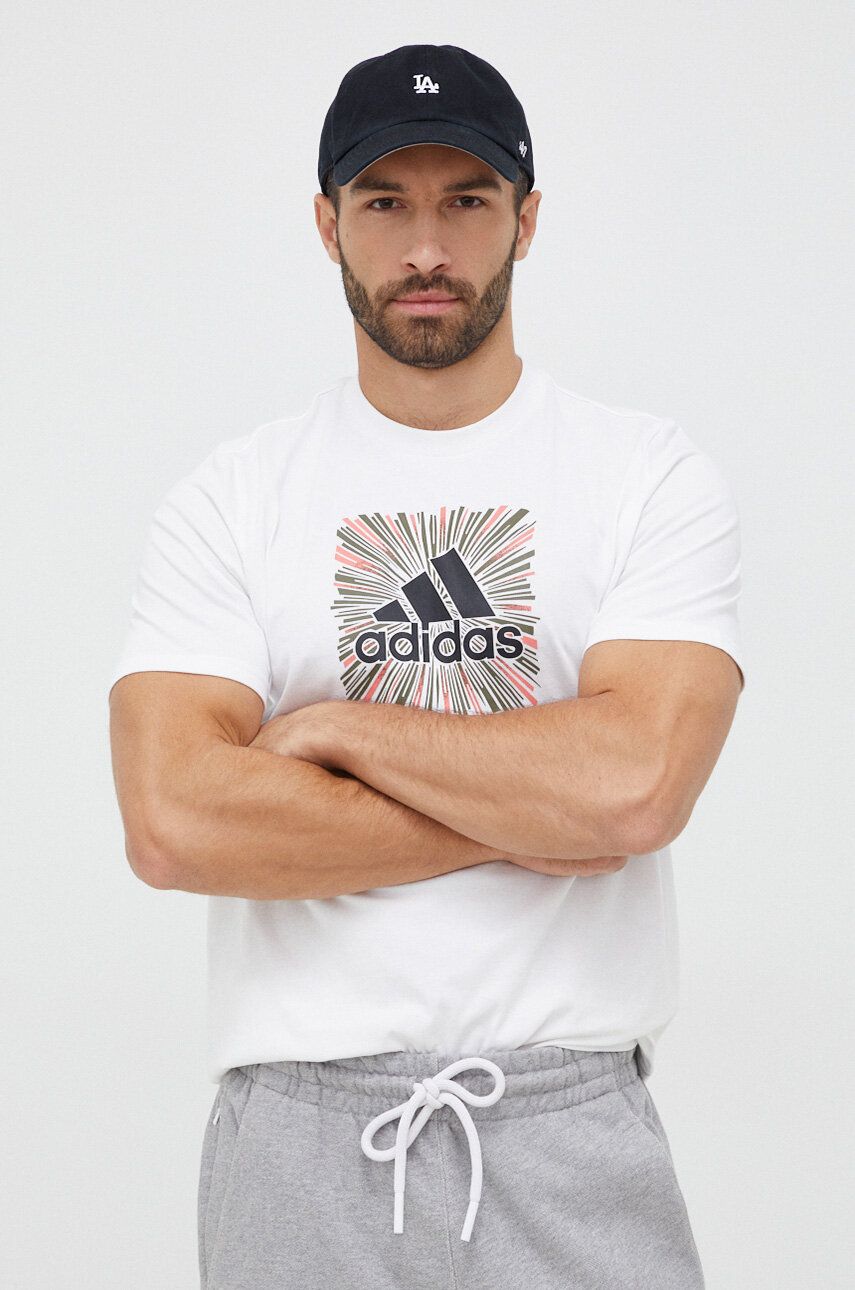 Тениска adidas Originals T-shirt Бяло | HR8071, 0