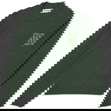 Пуловер Han Kjøbenhavn Intarsia Logo Knit Sweater Зелено | M-133042-GRY, 1