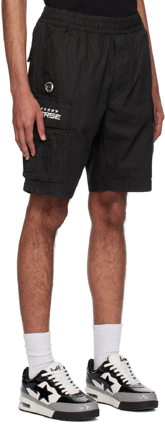 Къси панталони AAPE by A Bathing Ape AAPE by A Bathing Ape Garment-Dyed Cargo Shorts Черно | AAPSPM6963XXKBKX, 1
