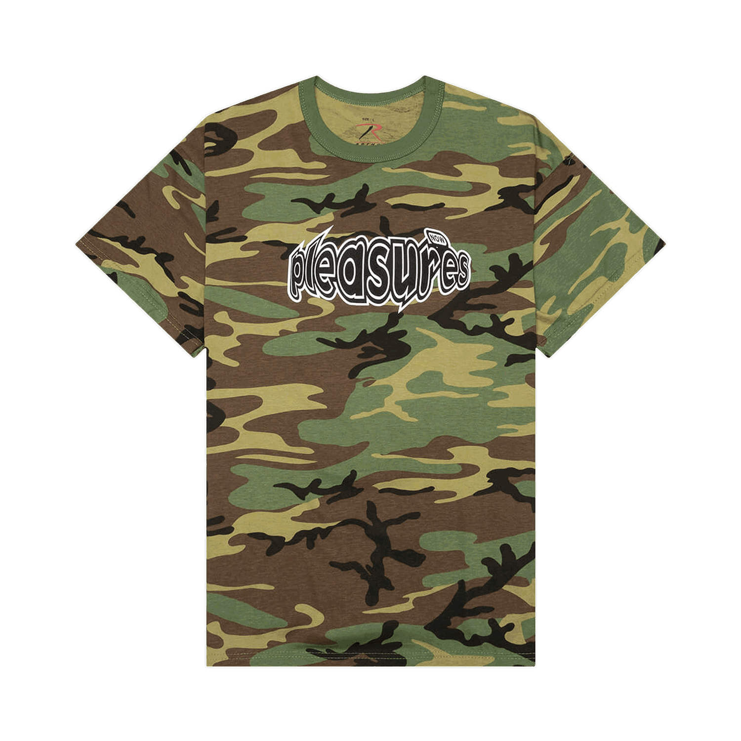 Тениска Pleasures Strain Logo T-Shirt Многоцветен | P21W054 CAMO, 0