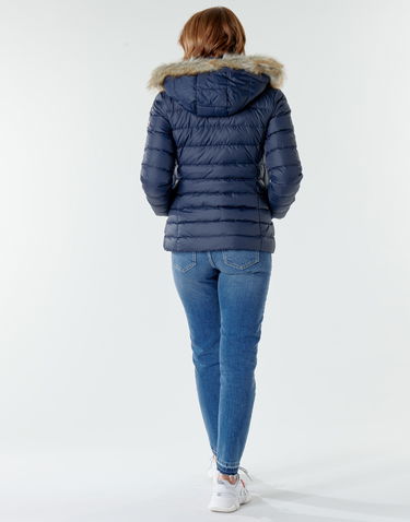 Пухо яке Tommy Hilfiger BASIC HOODED DOWN JACKET Тъмно синьо | DW0DW14693-C87=DW0DW08588-C87, 3