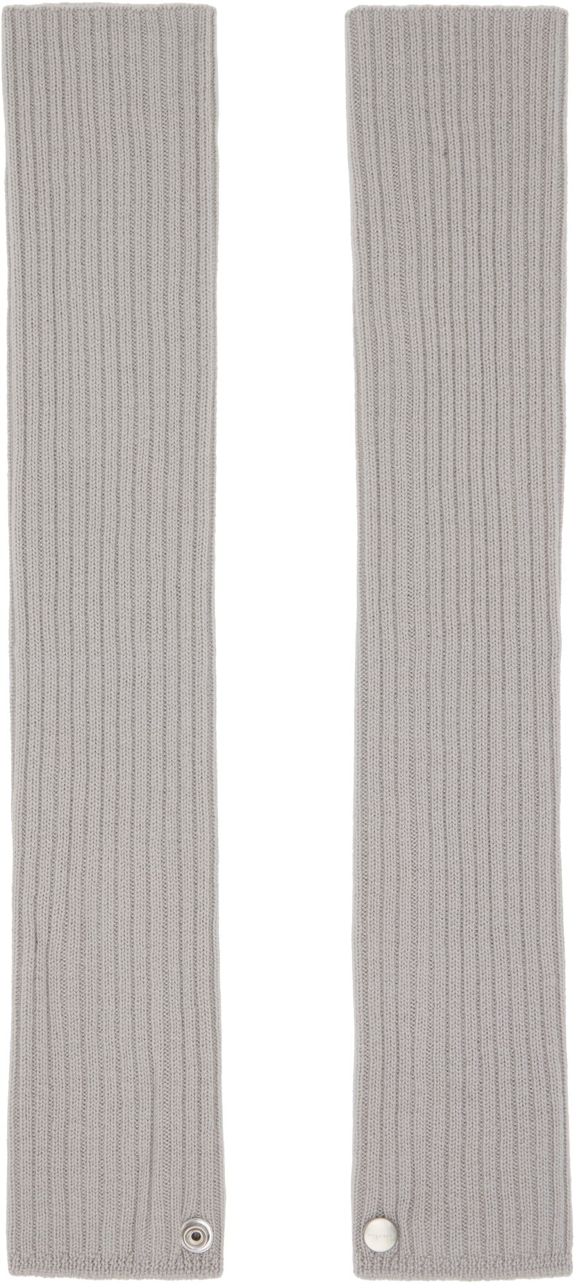 Ръкавици Rick Owens Rick Owens Concordians Rasato Knit Arm Warmers Сиво | RP02E4488 M