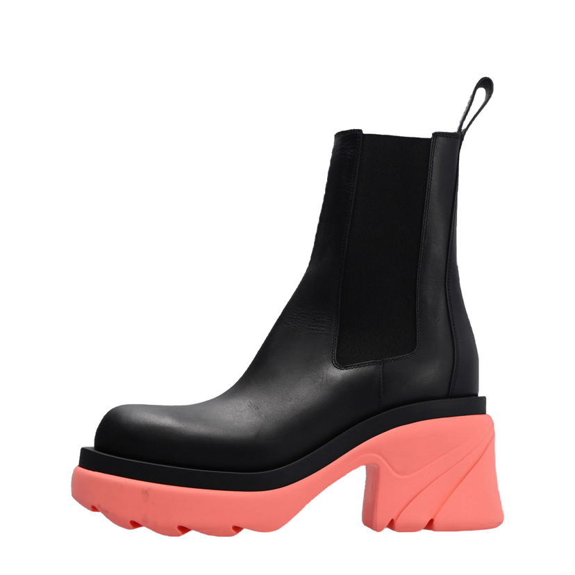 Кецове и обувки Bottega Veneta Platform Ankle Boot Черно | 667148VBS501475