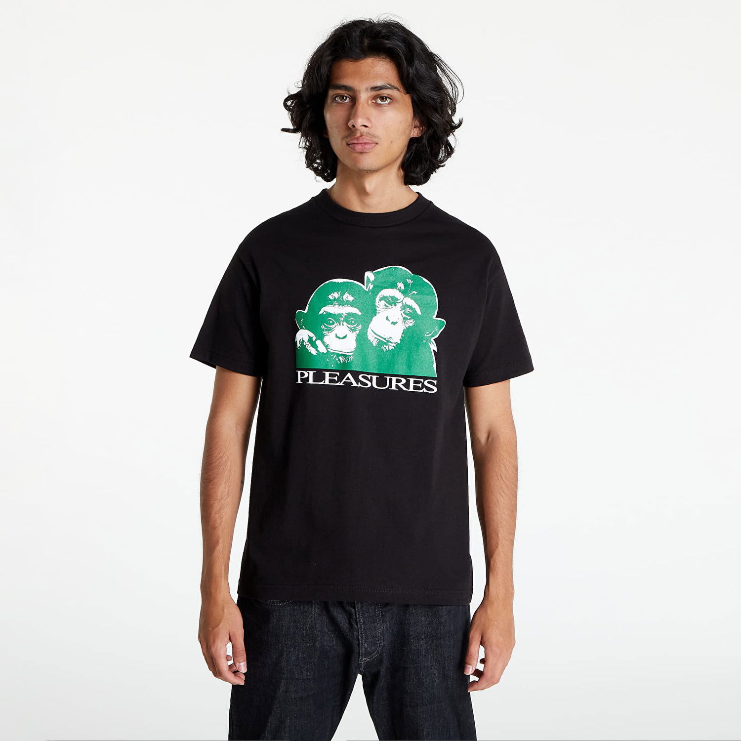Тениска Pleasures Friendship T-Shirt Черно | P22F057 BLACK, 0
