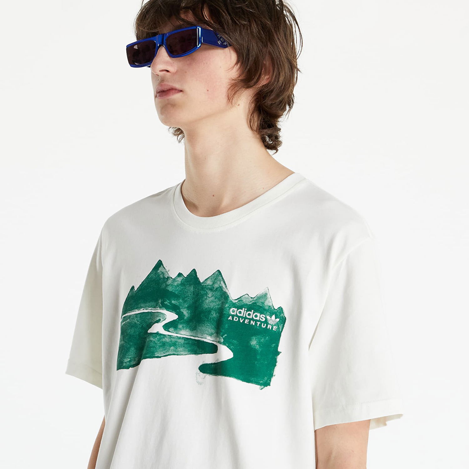 Тениска adidas Originals Adventure Mountain Ink Tee Бяло | HF4769, 1
