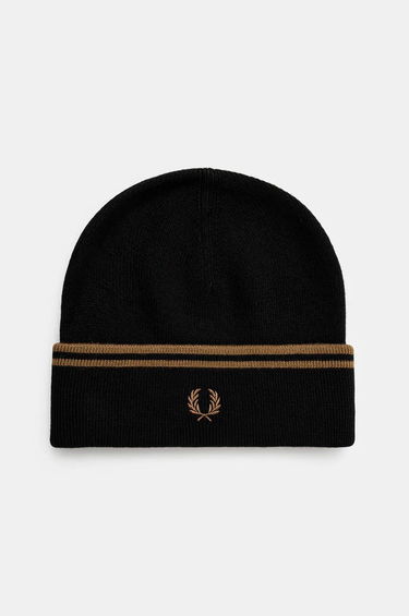 Шапка Fred Perry Twin Tipped Merino Wool Beanie Черно | C9150.S77, 0