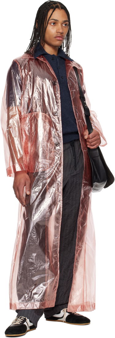 Дъждобран Dries Van Noten Dries Van Noten Loose Fit Mac Coat Розово | 251-020214-1258, 3