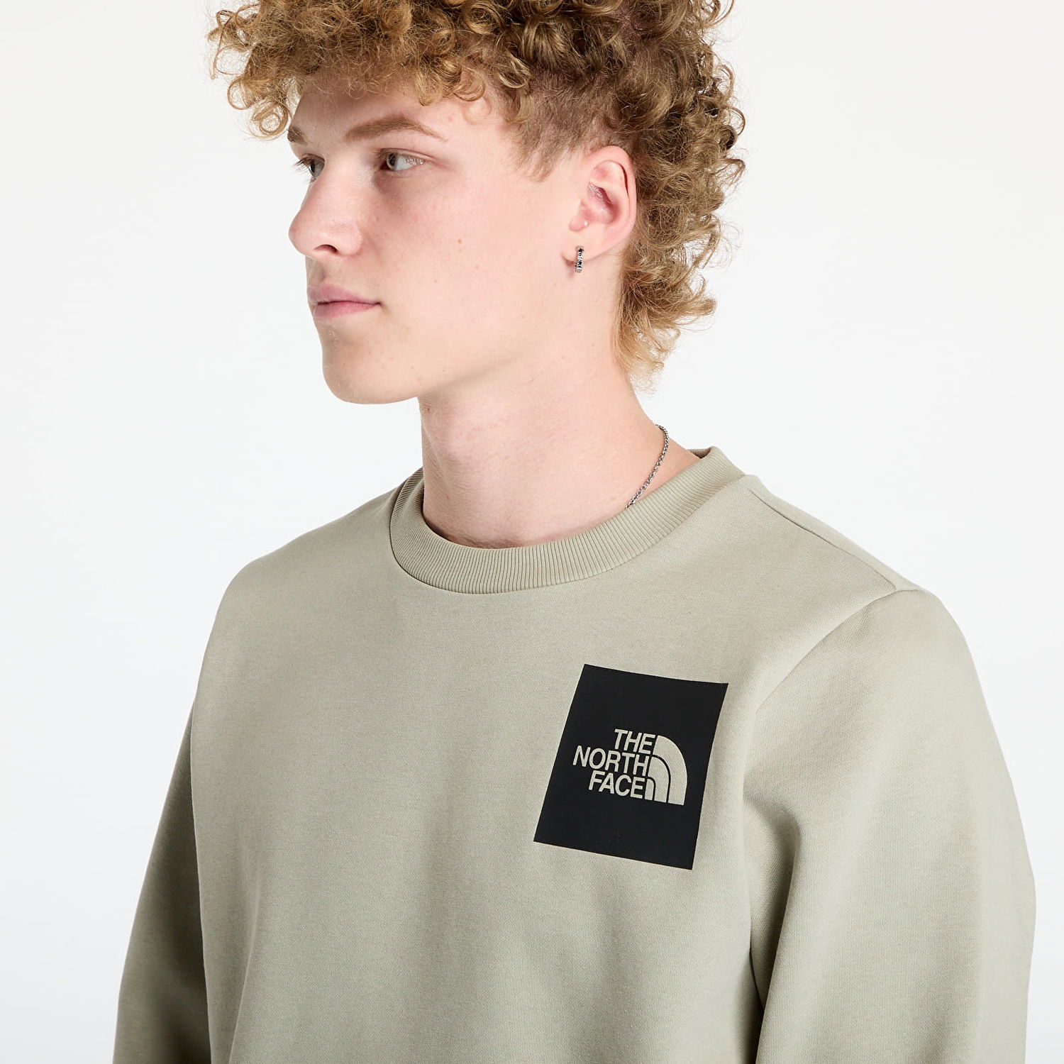 Суитчър The North Face Fine Crewneck Sweatshirt Clay Grey Сиво | NF0A89EV1I41, 1