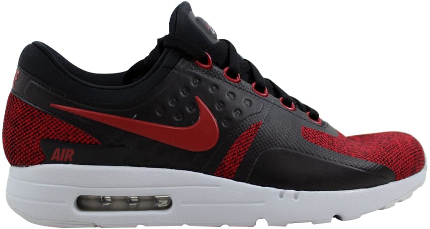 Кецове и обувки Nike Air Max Zero Se Black/Tough Red-Pure Platinum Черно | 918232-002, 0