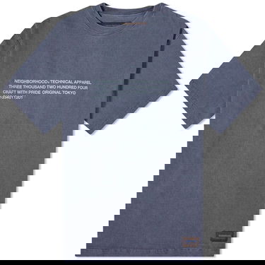 Тениска Neighborhood Pigment Dyed T-Shirt Тъмно синьо | 232UNNH-CSM02-NY, 0