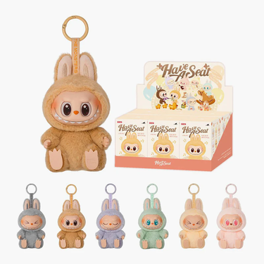 Колекционерско POP MART Labubu The Monsters: Have a Seat Vinyl Plush Case - Sealed Blind Box Многоцветен | POPMART-LABUDOLL-MACARONSKOLOR, 1