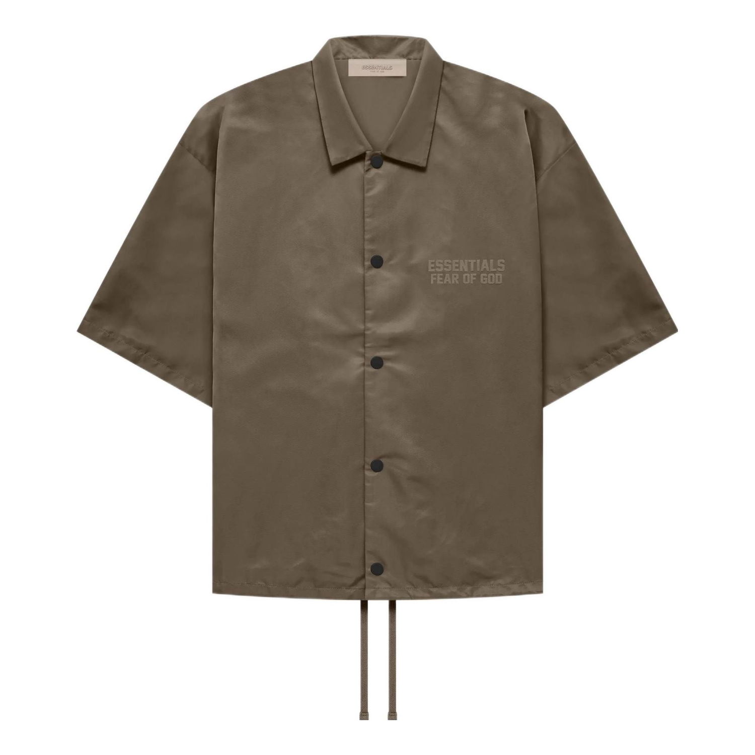 Риза Fear of God Essentials Nylon Shirt Зелено | FOG-FW22-746, 0