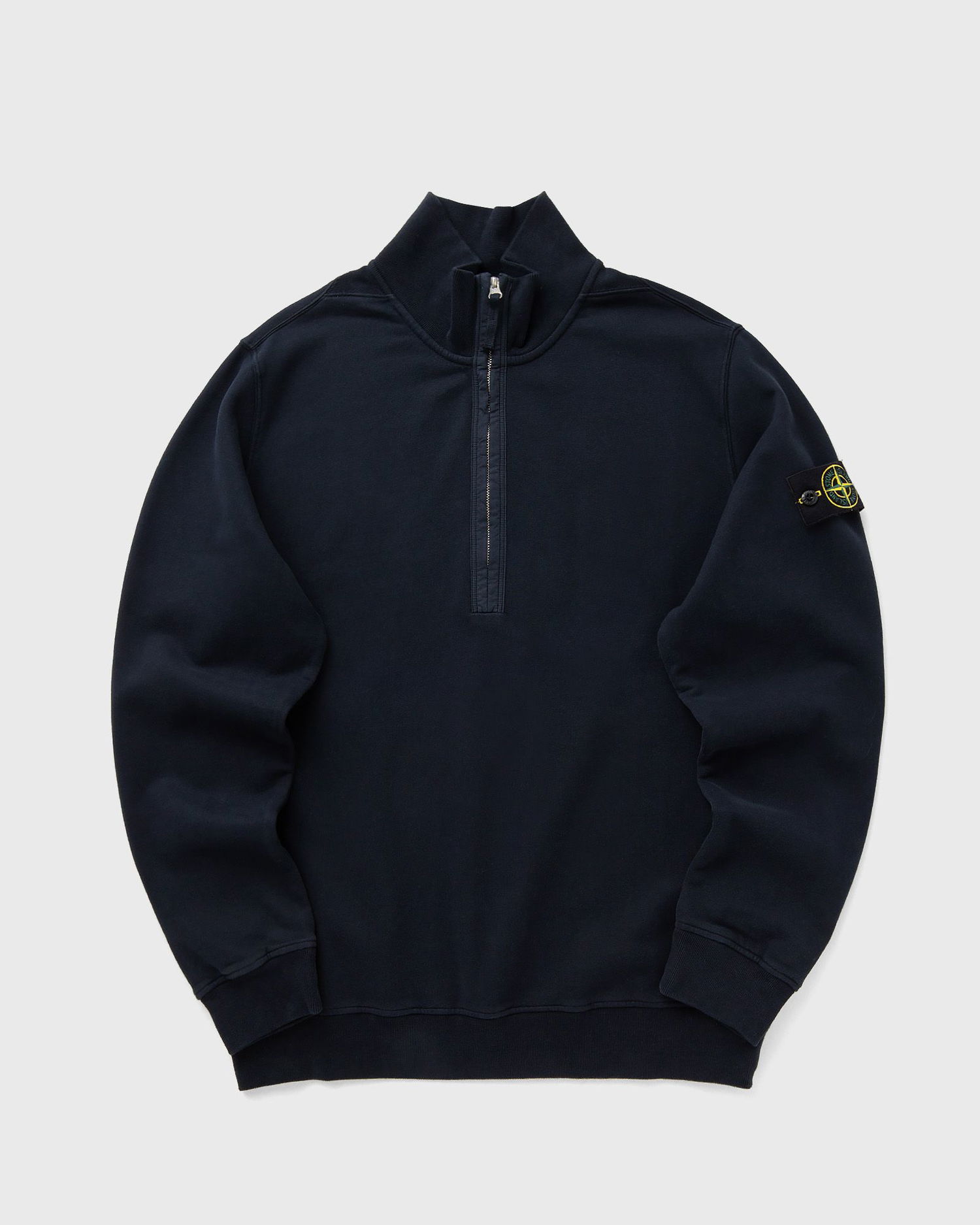 Суитчър Stone Island Long Sleeve 1/4 Zip Sweatshirt Тъмно синьо | K2S156100068S0A20.V0020, 0