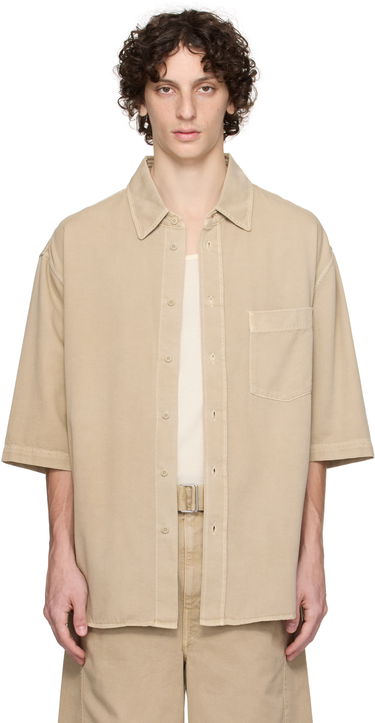 Риза LEMAIRE Lemaire Short Sleeve Denim Shirt Бежово | SH1174 LD1044, 0