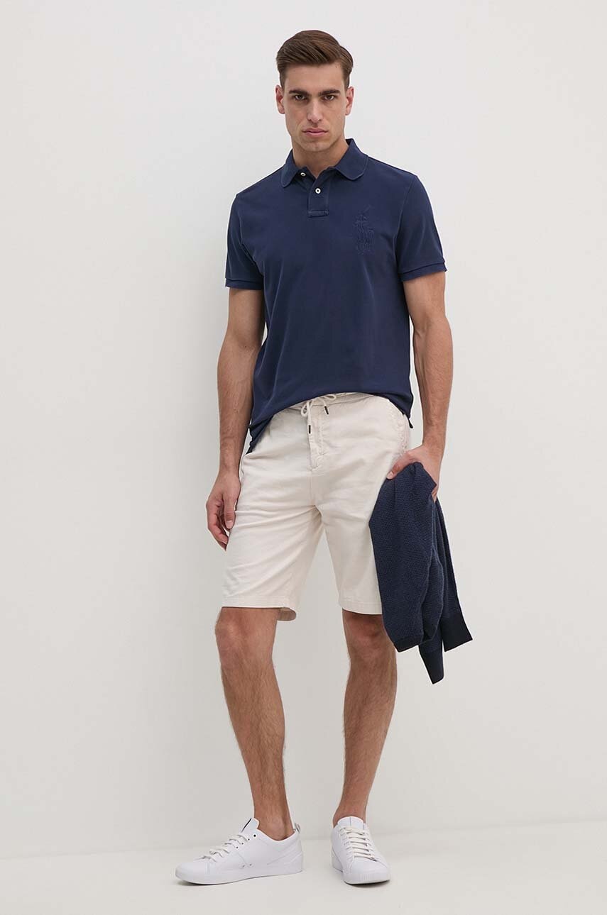 Поло тениска Polo by Ralph Lauren Polo Ralph Lauren Polo Shirt Тъмно синьо | 710938137, 1