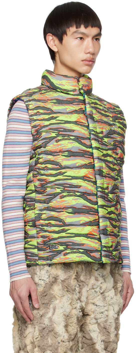 Жилетка ERL Camo Down Vest Зелено | ERL06J007, 1