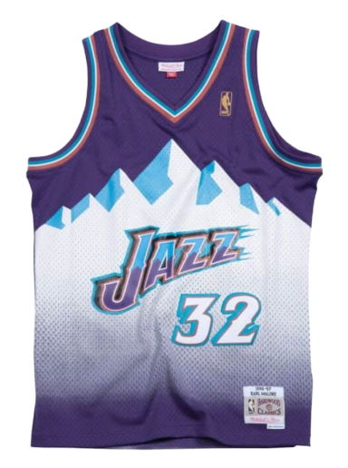 Фланелка Mitchell & Ness Utah Jazz Karl Malone Swingman Jersey Лилаво | SMJYGS18216-UJAPURP96KMA