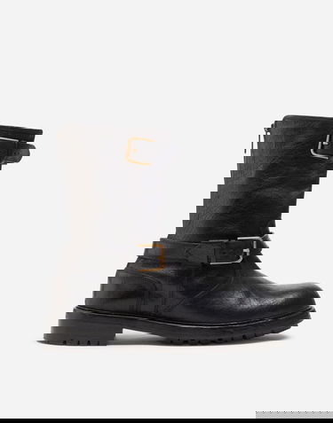 Аксесоари Dolce & Gabbana Dolce & Gabbana Horsehide Biker Boots Черно | A70032AW35280999, 0