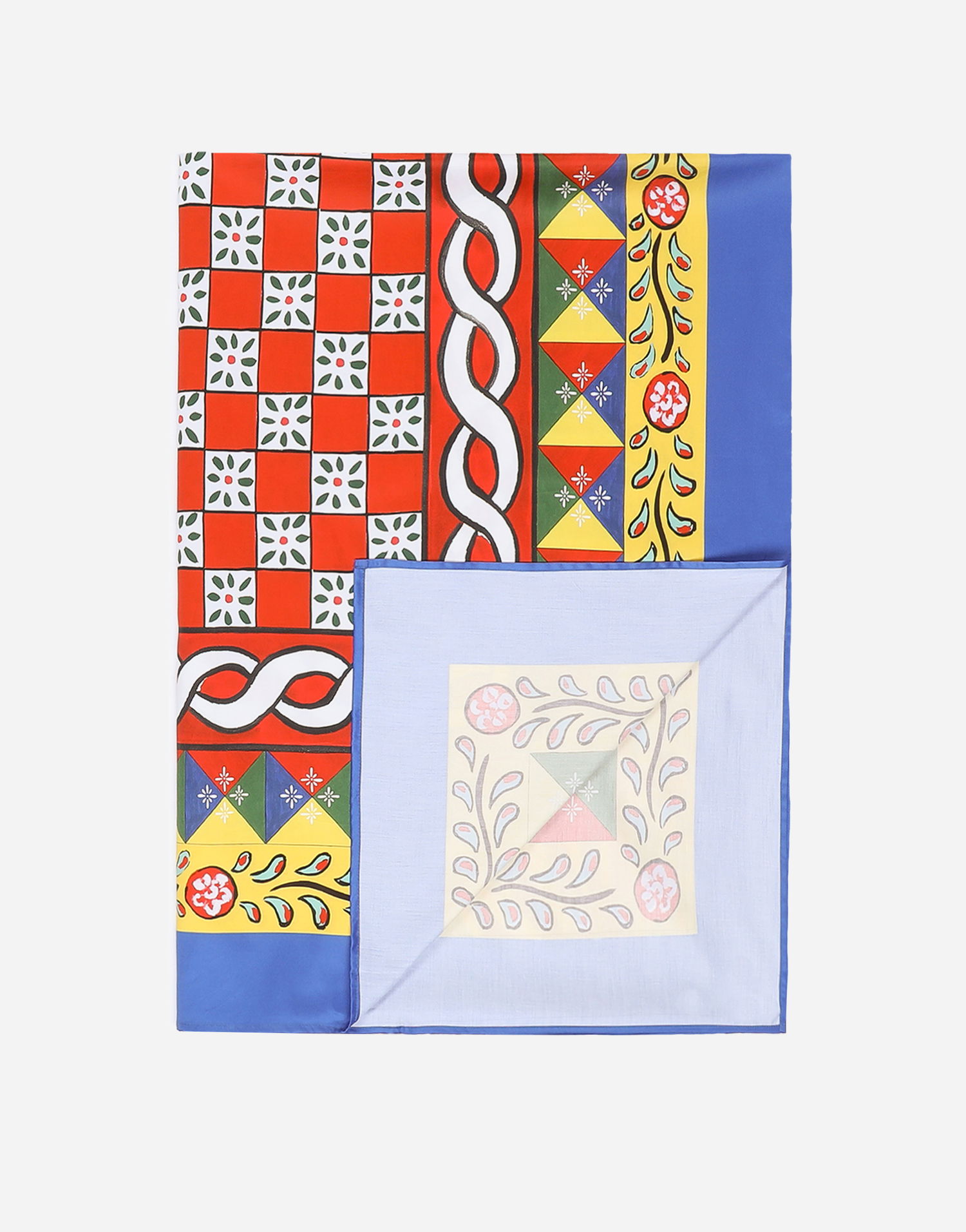 Домашен декор Dolce & Gabbana Dolce & Gabbana Cotton Sateen Fitted Sheet Многоцветен | TCE048TCAKFUC068, 1