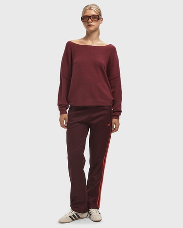 Спортни панталони adidas Performance Track Pants with Stripes Бургунди | JW6058, 2
