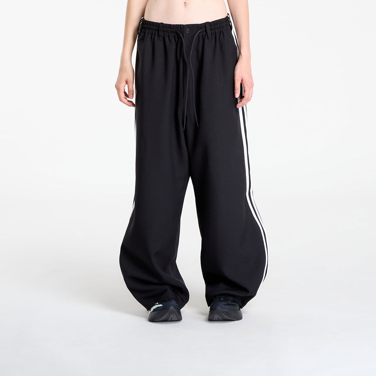 Панталони Y-3 Y-3 Wire Wide-Leg Pants Черно | JW7353, 1