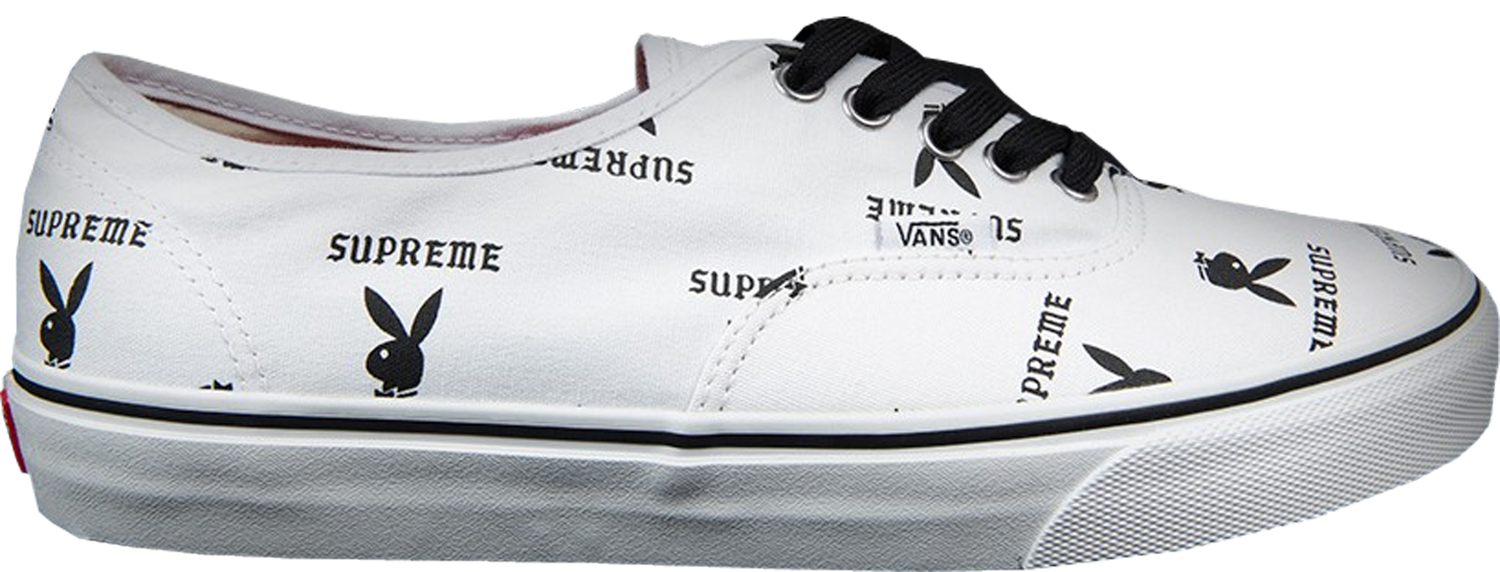 Кецове и обувки Vans Authentic Supreme x Playboy White Бяло | VN-OQODD70, 0