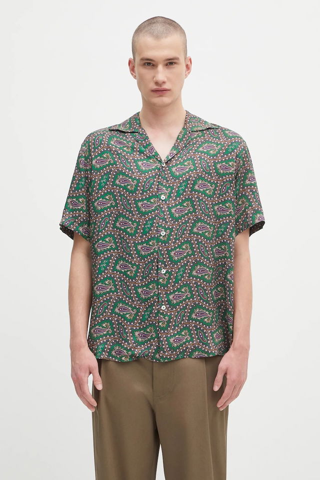 Drôle de Monsieur La Chemise Paisley Relaxed Fit Shirt