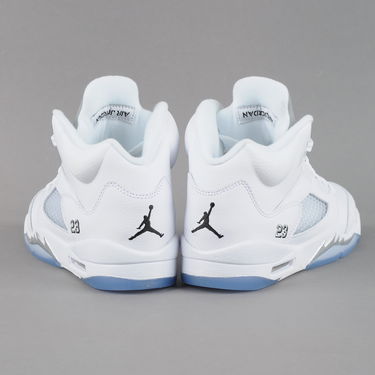 Кецове и обувки Jordan Air Jordan 5 Retro ''Metallic White'' BG Бяло | 440888-130, 3