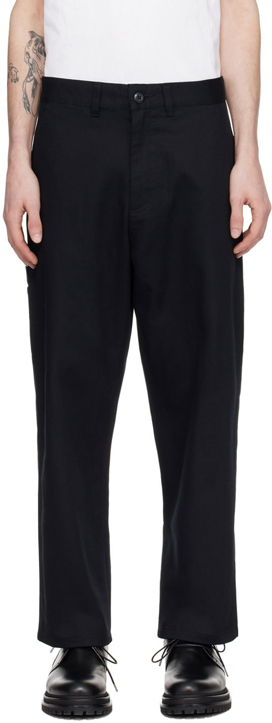 Панталони Carhartt WIP Black Midland Workwear Trousers Черно | I032970, 0