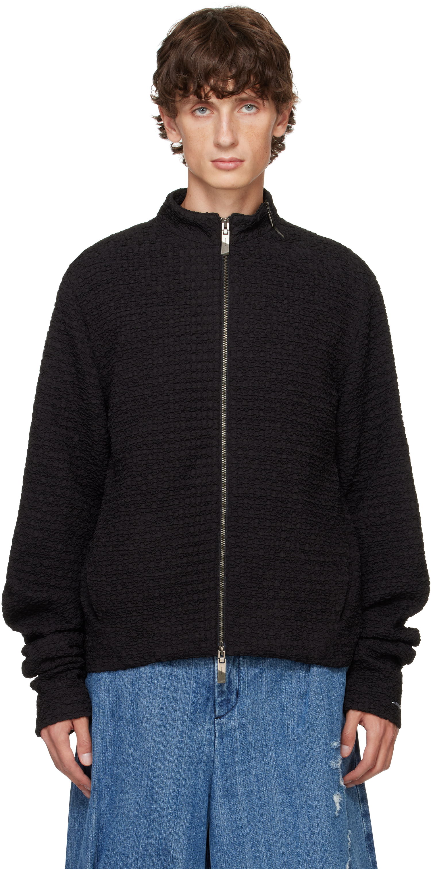 Суитчър ADER ERROR Ruga Product. 14 Black Zip-Up Jacket Черно | BN01FWJK0114BK, 0