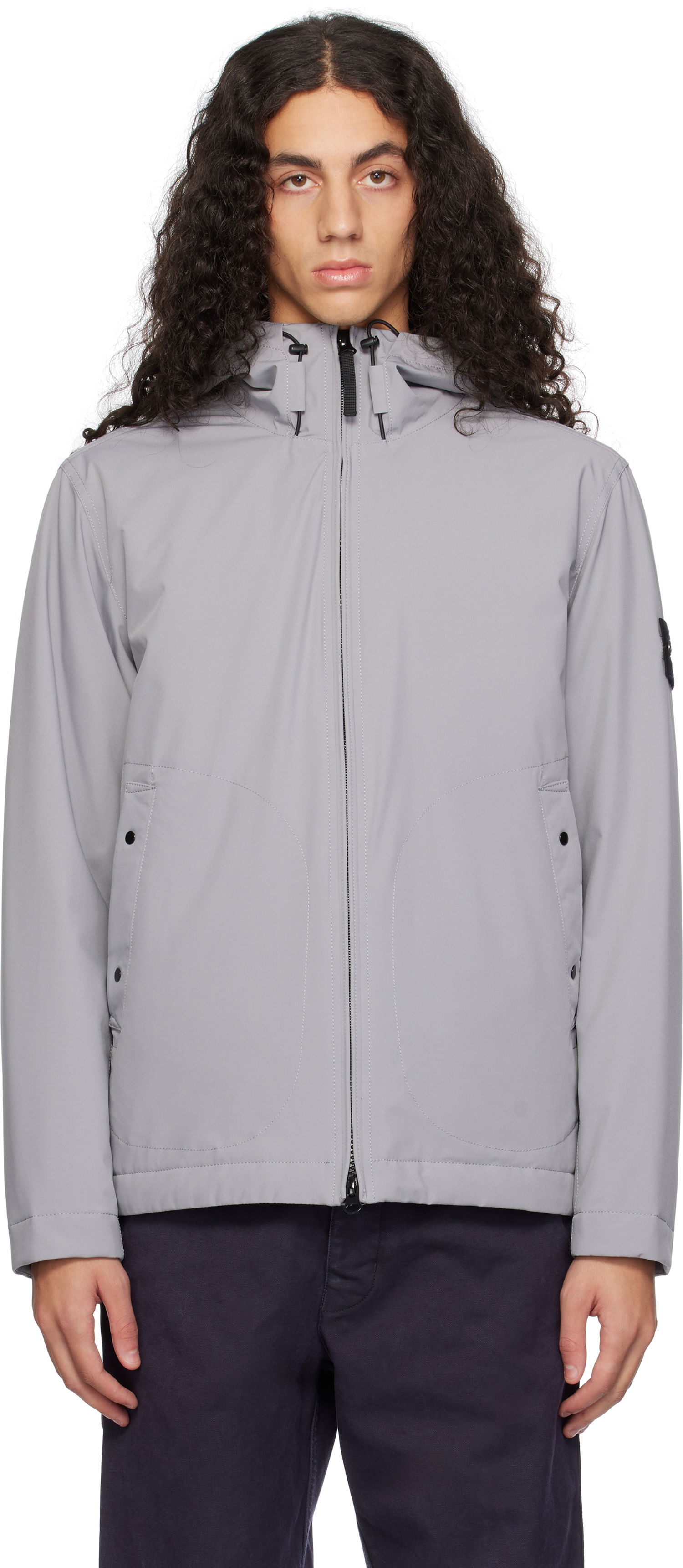 Ветровка Stone Island Soft Shell-R PrimaLoft Insulated Jacket Сиво | 811540627, 0